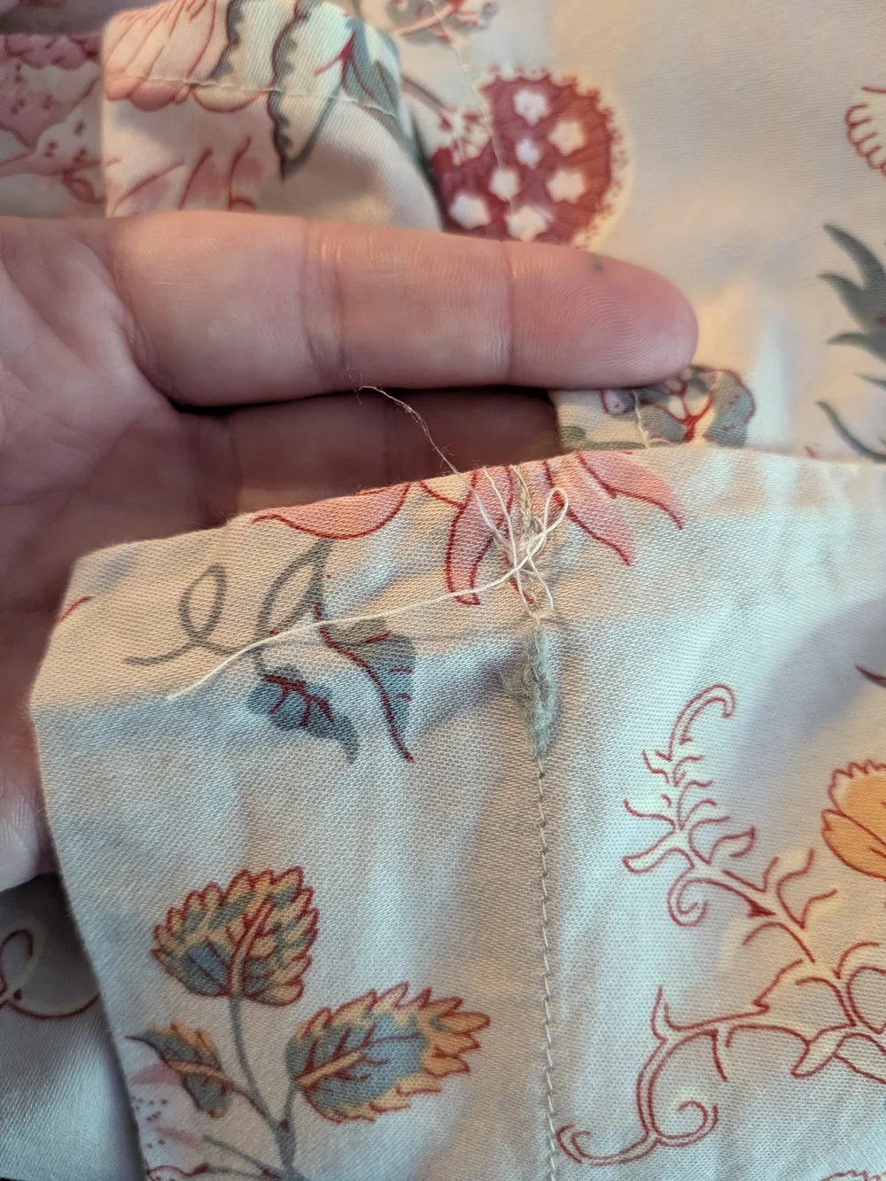 IKEA NÄSSELKLOCKA Floral Pillowcases, Set of 2